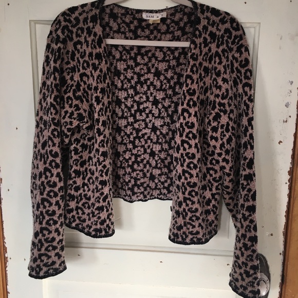 Vintage Cheetah Cardigan - Picture 1 of 3